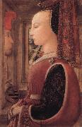 Fra Filippo Lippi Portrait of a Woman with a Man at a Casement china oil painting artist